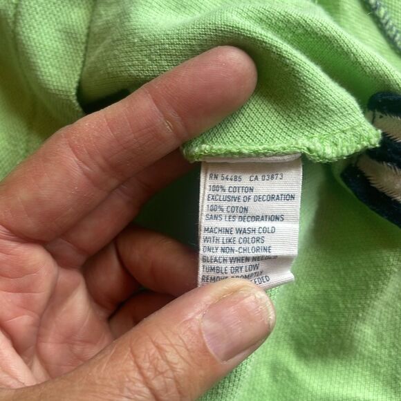 AMERICAN EAGLE OUTFITTERS Men Green Polo Collar
Pure Cotton T-shirt size XL - Picture 5 of 7